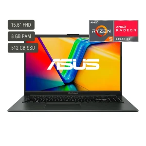 Notebook Asus Vivobook 15,6» Ryzen 5 8gb 512gb W11